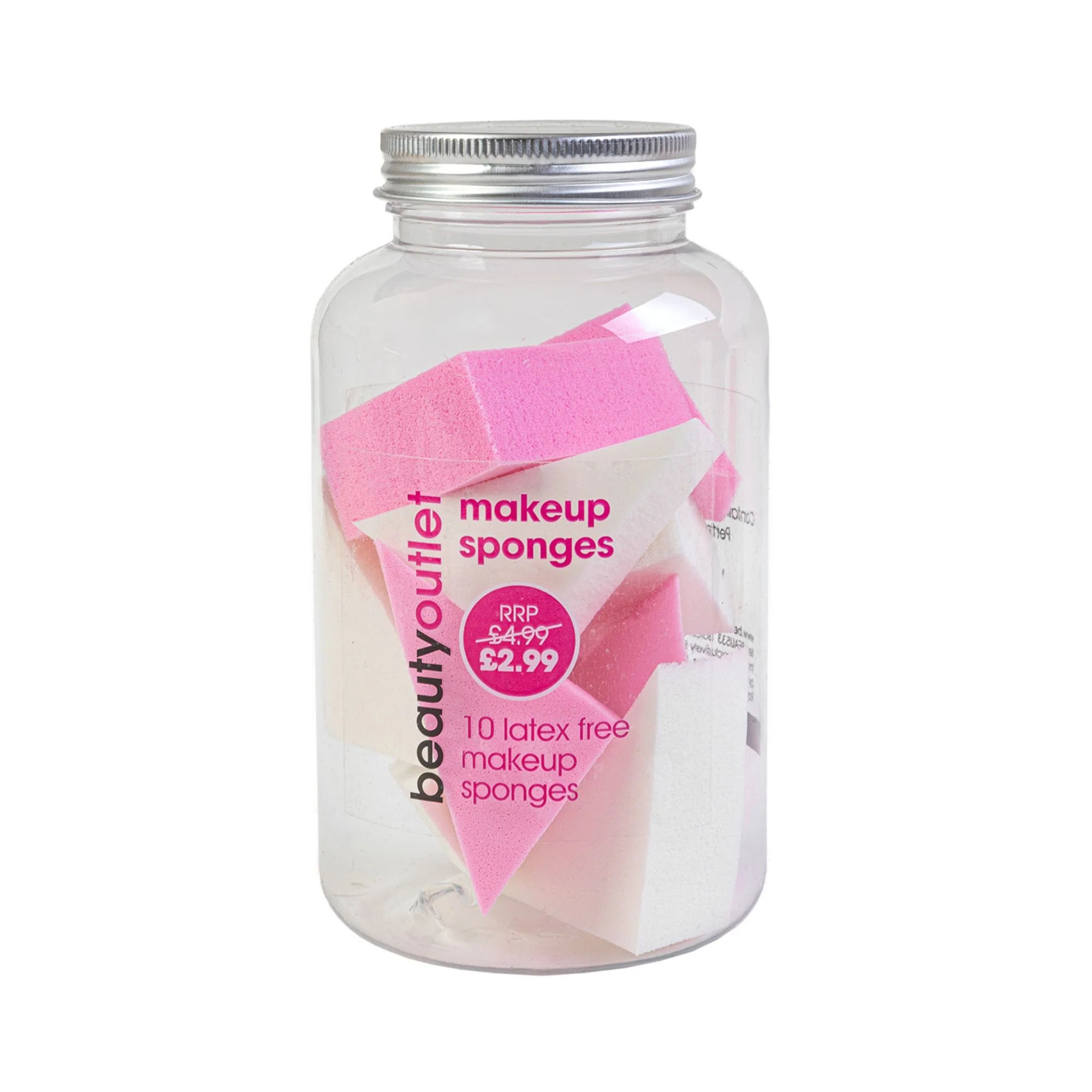 Beauty Outlet 10 Makeup Wedges In Jar BEAU533