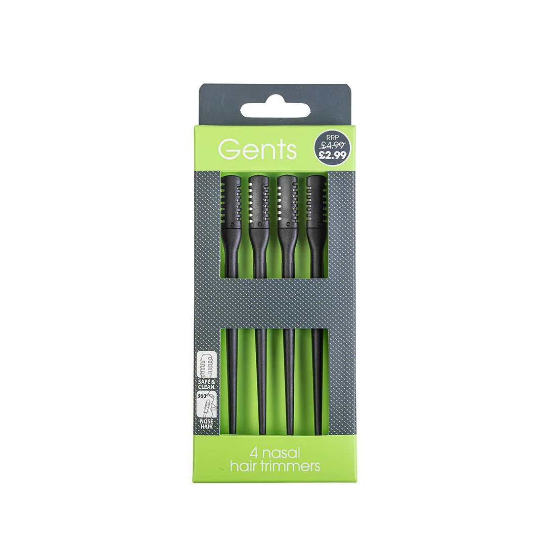 Beauty Outlet Gents 4 Nose Trimmers BEAU695