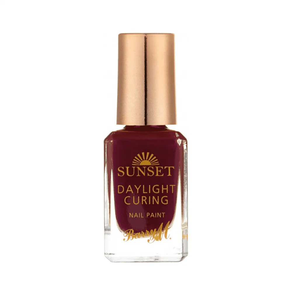 Barry M Nail Polish Sunset Gel Daylight Curing 744 Vengeance Is Wine