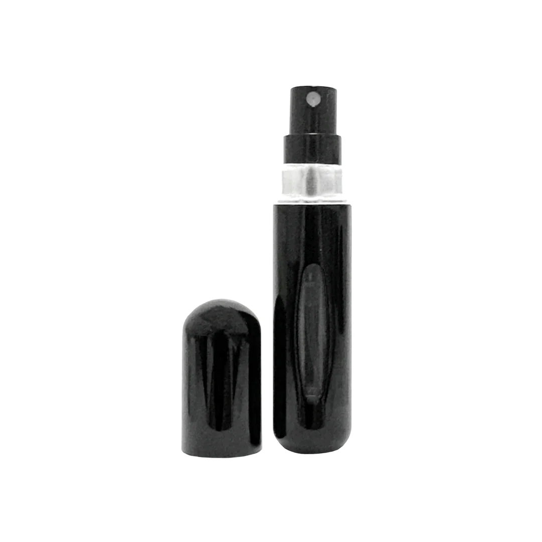 Beauty Outlet Refillable Perfume Atomiser Black/Pink 5ml BEAU426 - Image 3
