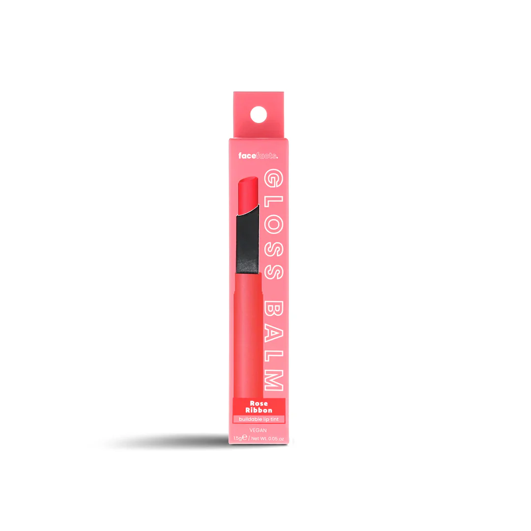 Face Facts Gloss Balm Rose Ribbon - Image 2