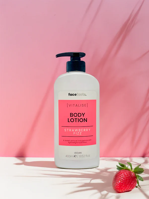 Face Facts Vitalise Body Lotion Strawberry Fizz 400ml