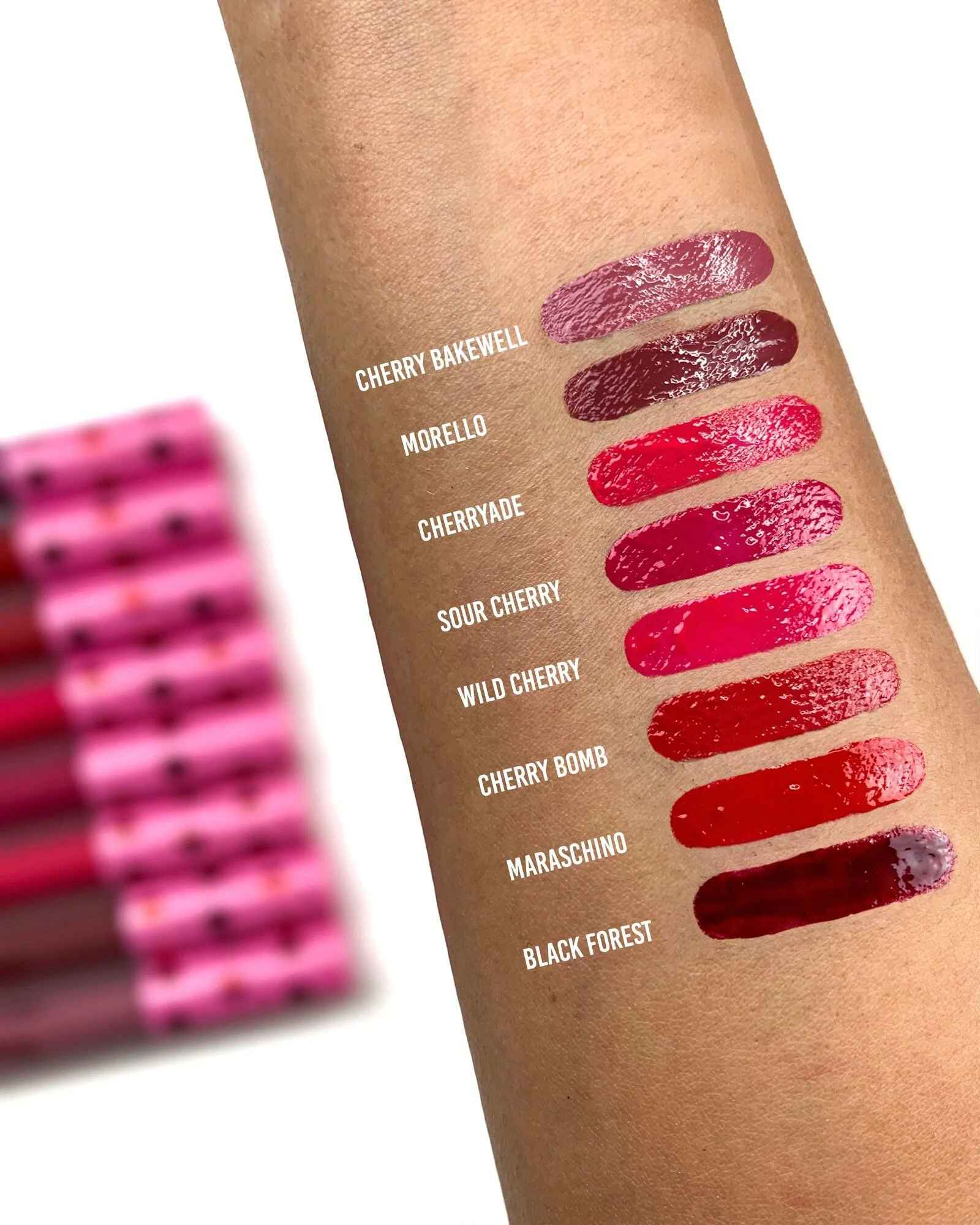 I Heart Revolution Vinyl Cherry Liquid Lipstick Marascino - Image 4