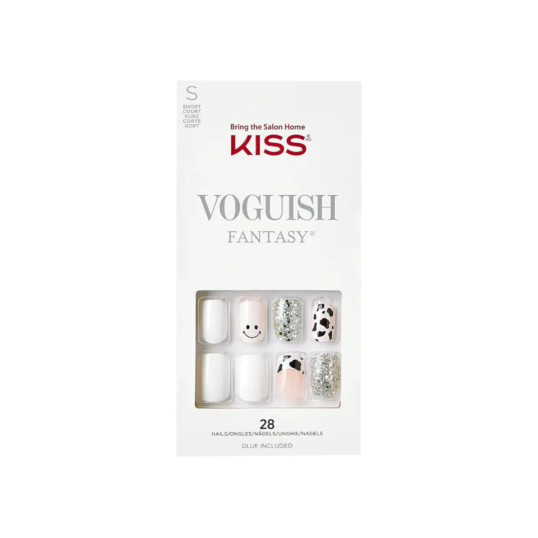 Kiss Voguish Fantasy 28 Short Nails 87734 FV24X