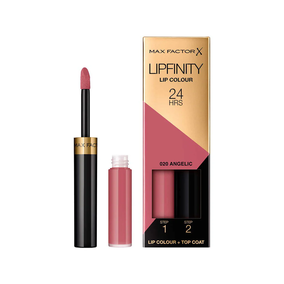 Max Factor Lipfinity Lip Gloss & Top Coat 020 Angelic