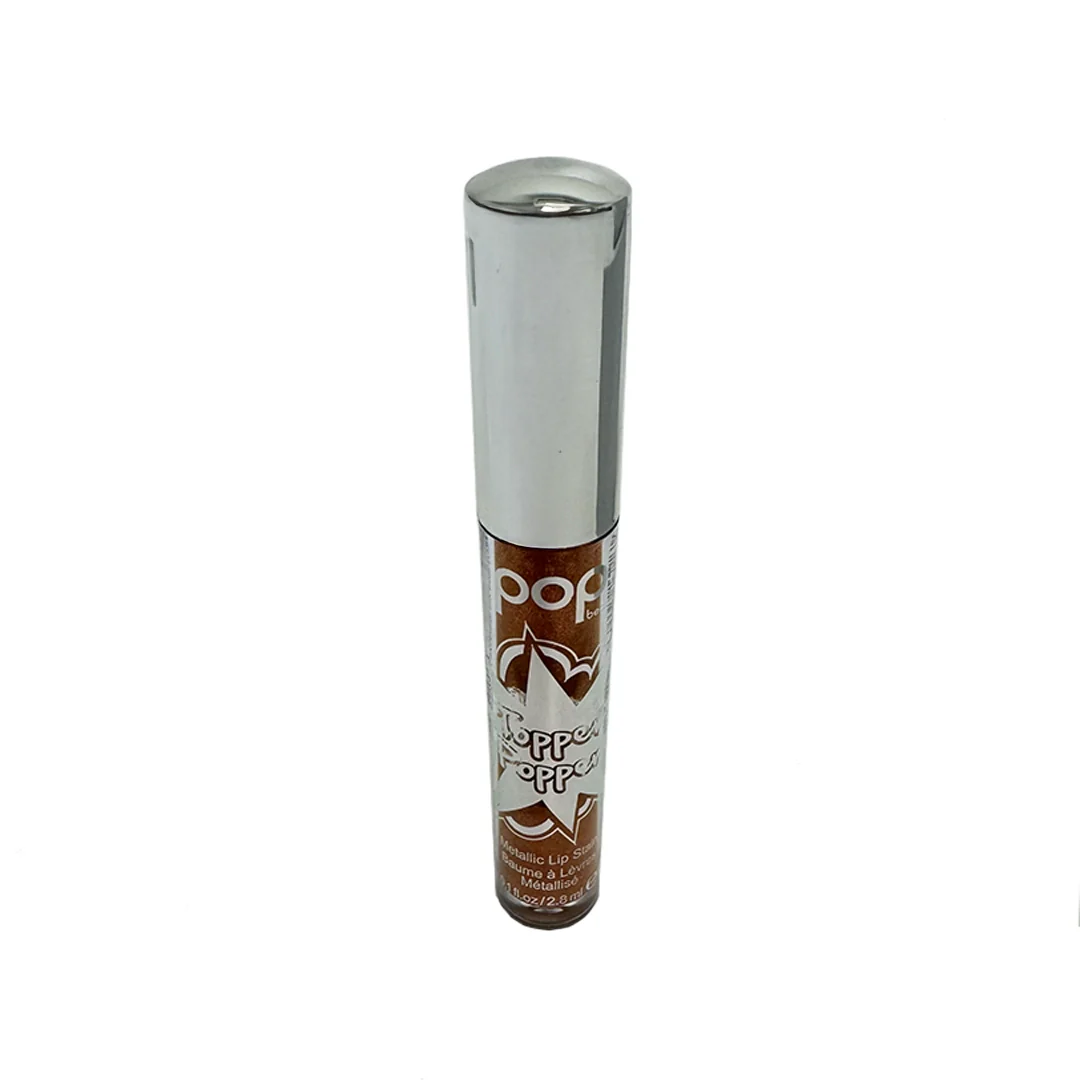 Pop Beauty Topper Popper Metallic Lip Stain Peach - Image 2