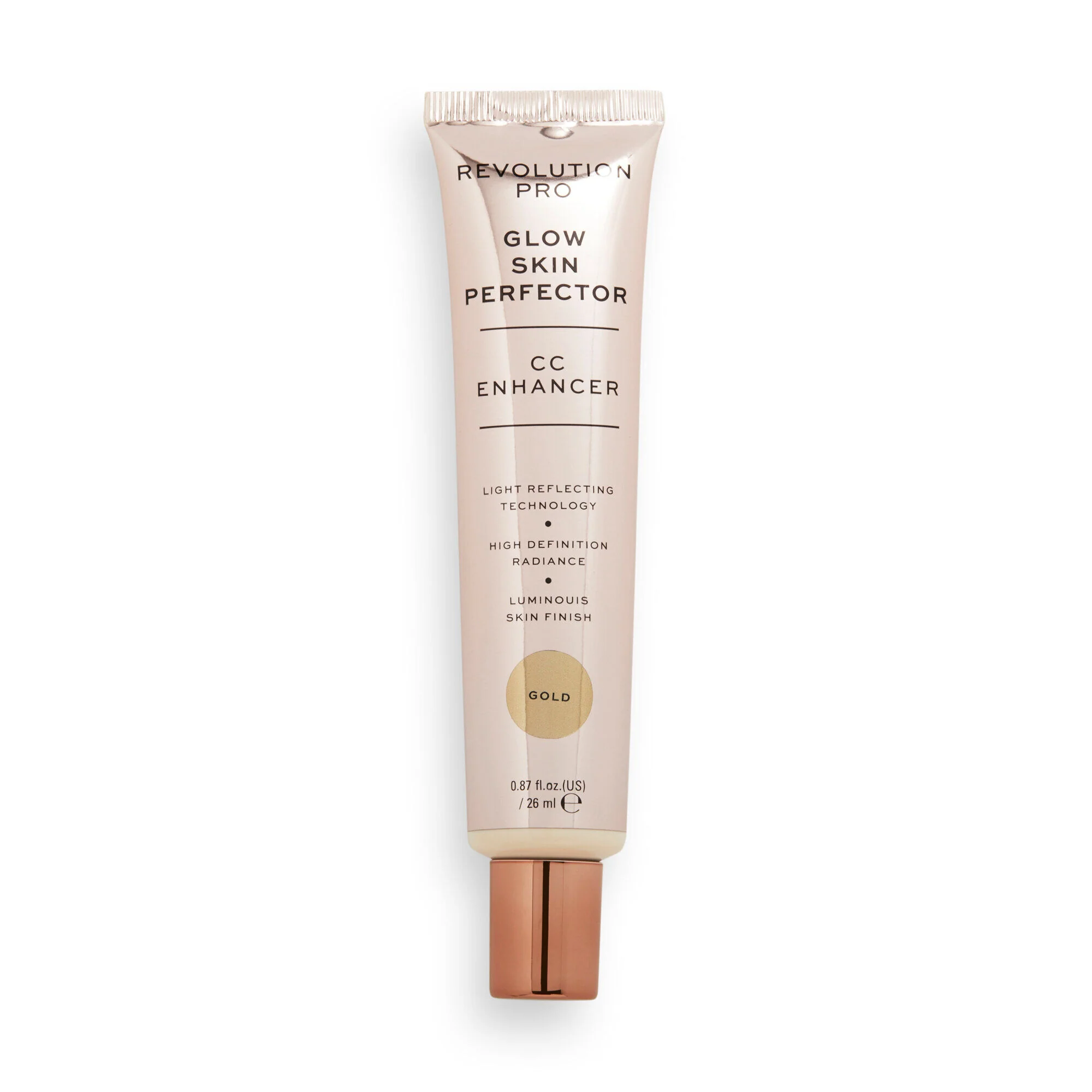 Revolution Pro Glow Skin Perfector CC Enhancer Gold 26ml