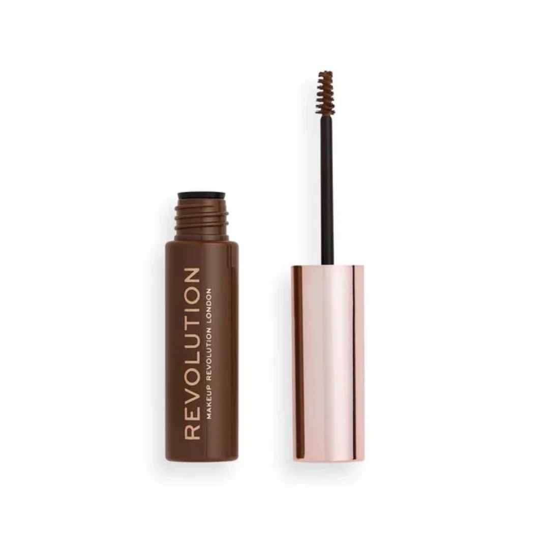 Revolution Brow Fixer Gel Medium Brown - Image 2