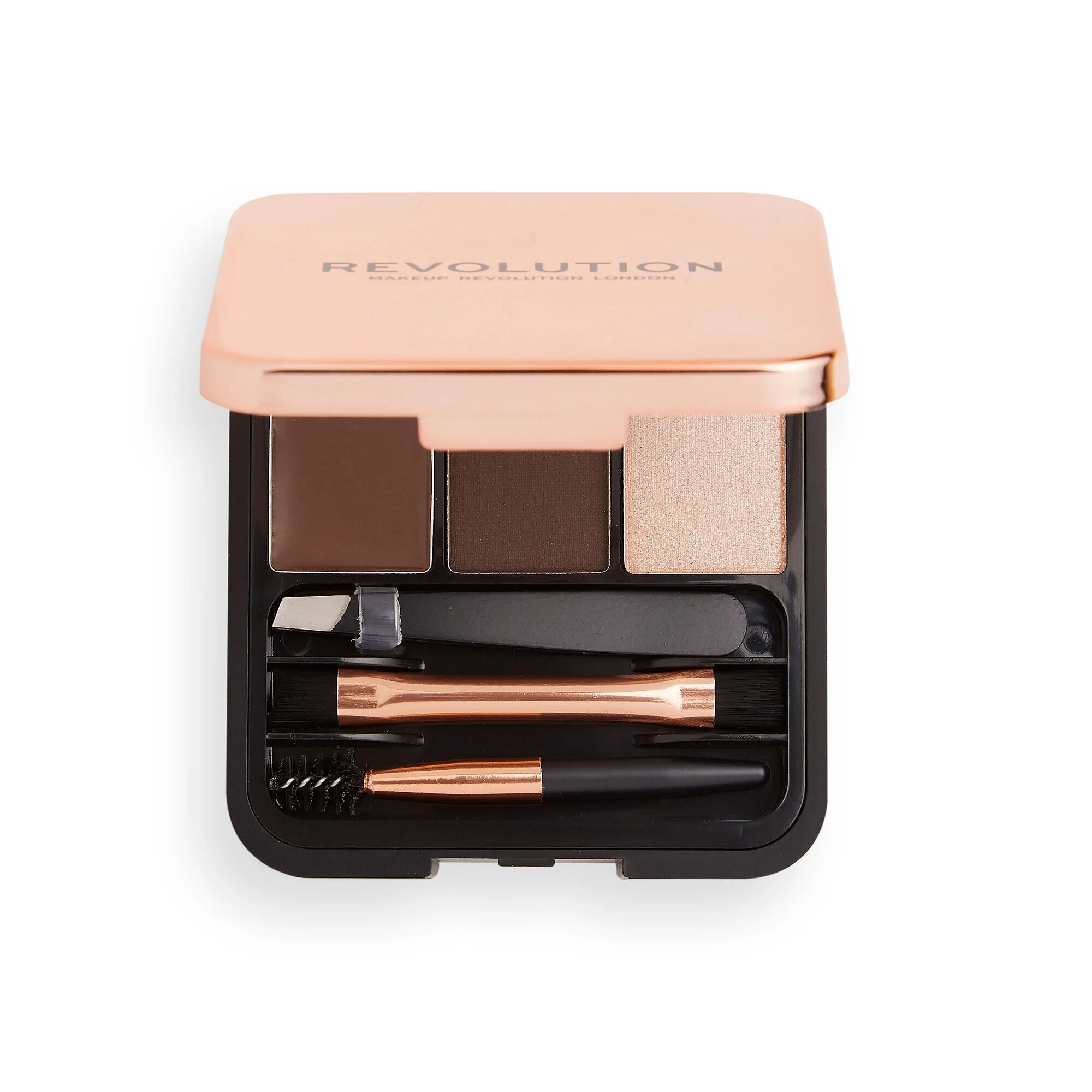 Revolution Brow Sculpt Kit Dark Brown - Image 3