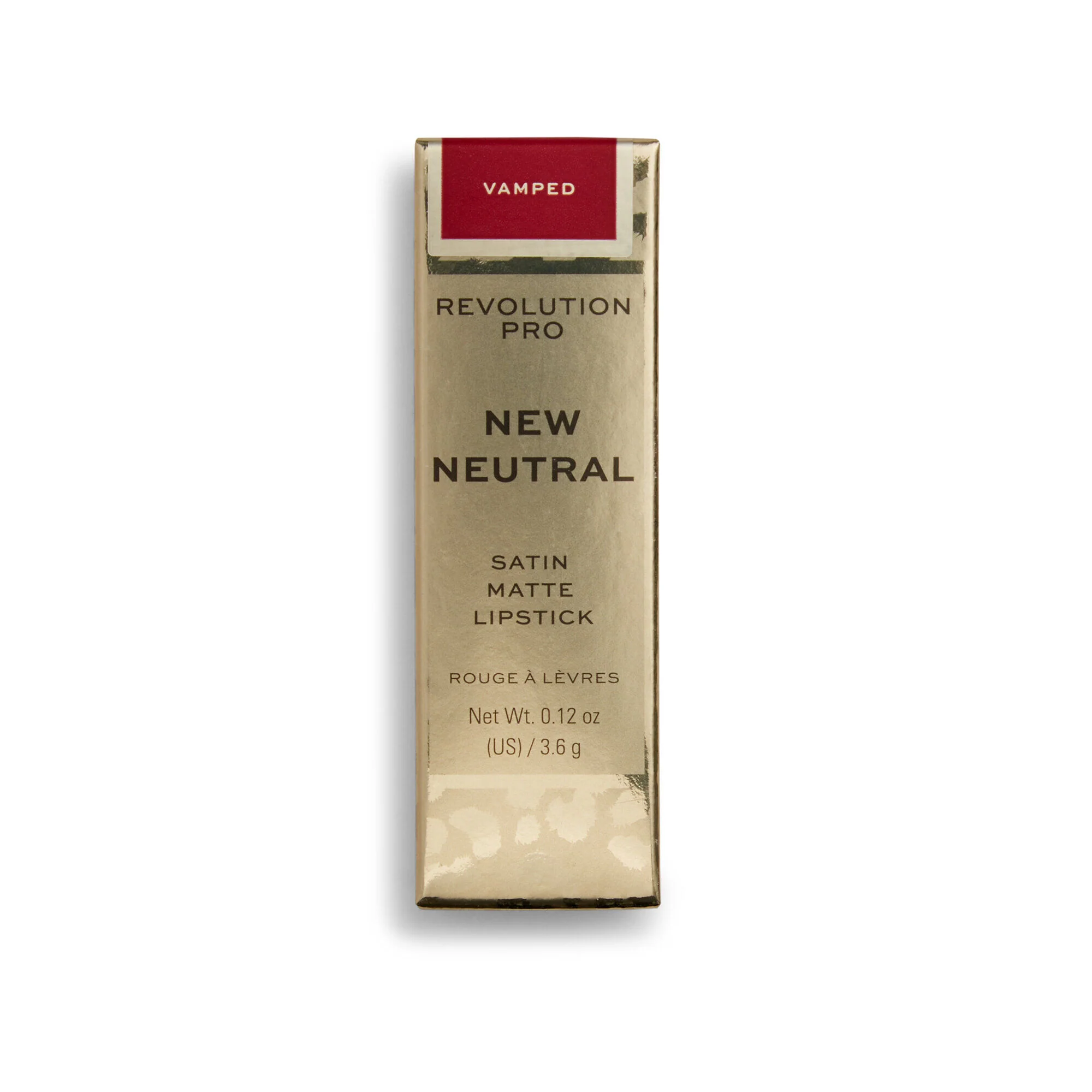 Revolution New Neutral Satin Matte Lipstick Vamped - Image 3