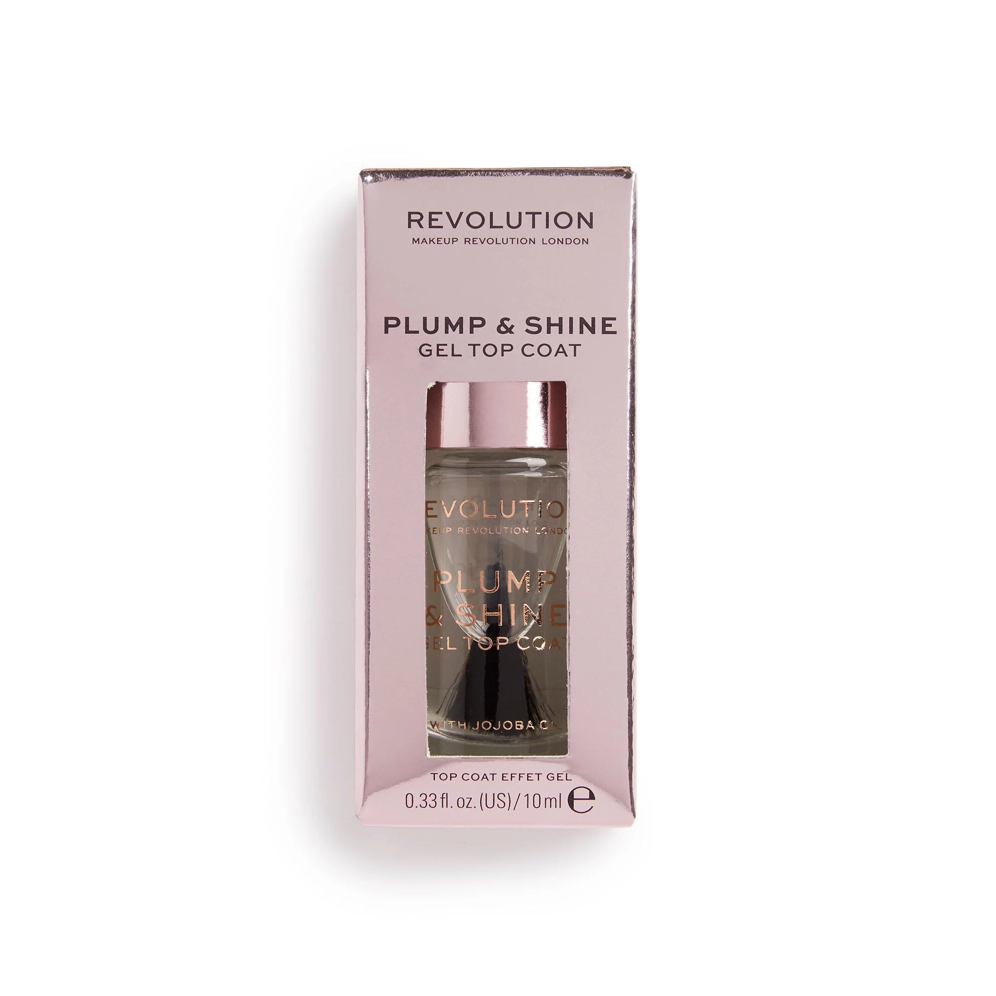 Revolution Plump & Shine Gel Top Coat - Image 4