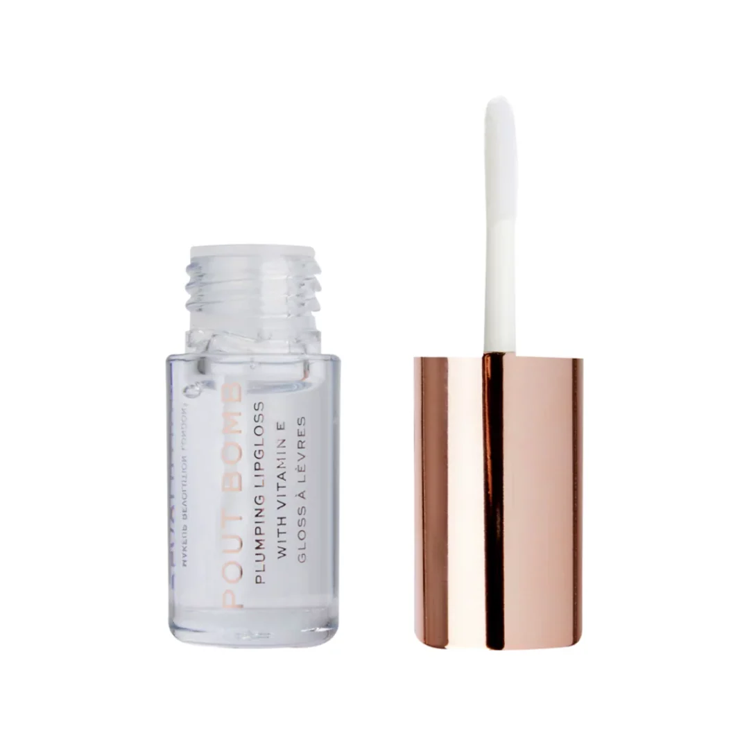 Revolution Pout Bomb Plumping Gloss Glaze Clear