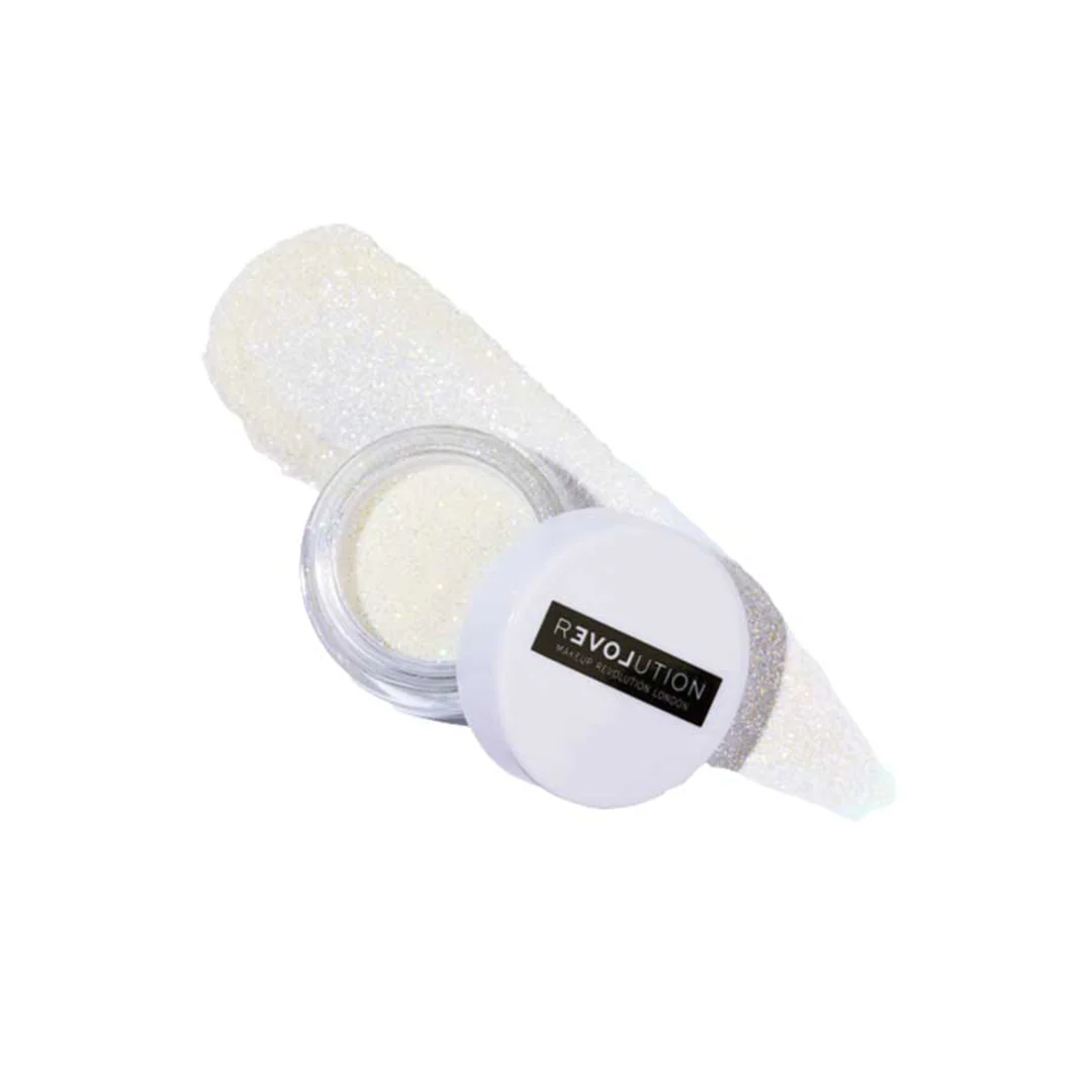 Revolution Relove Euphoric Glitter Ice White - Image 2
