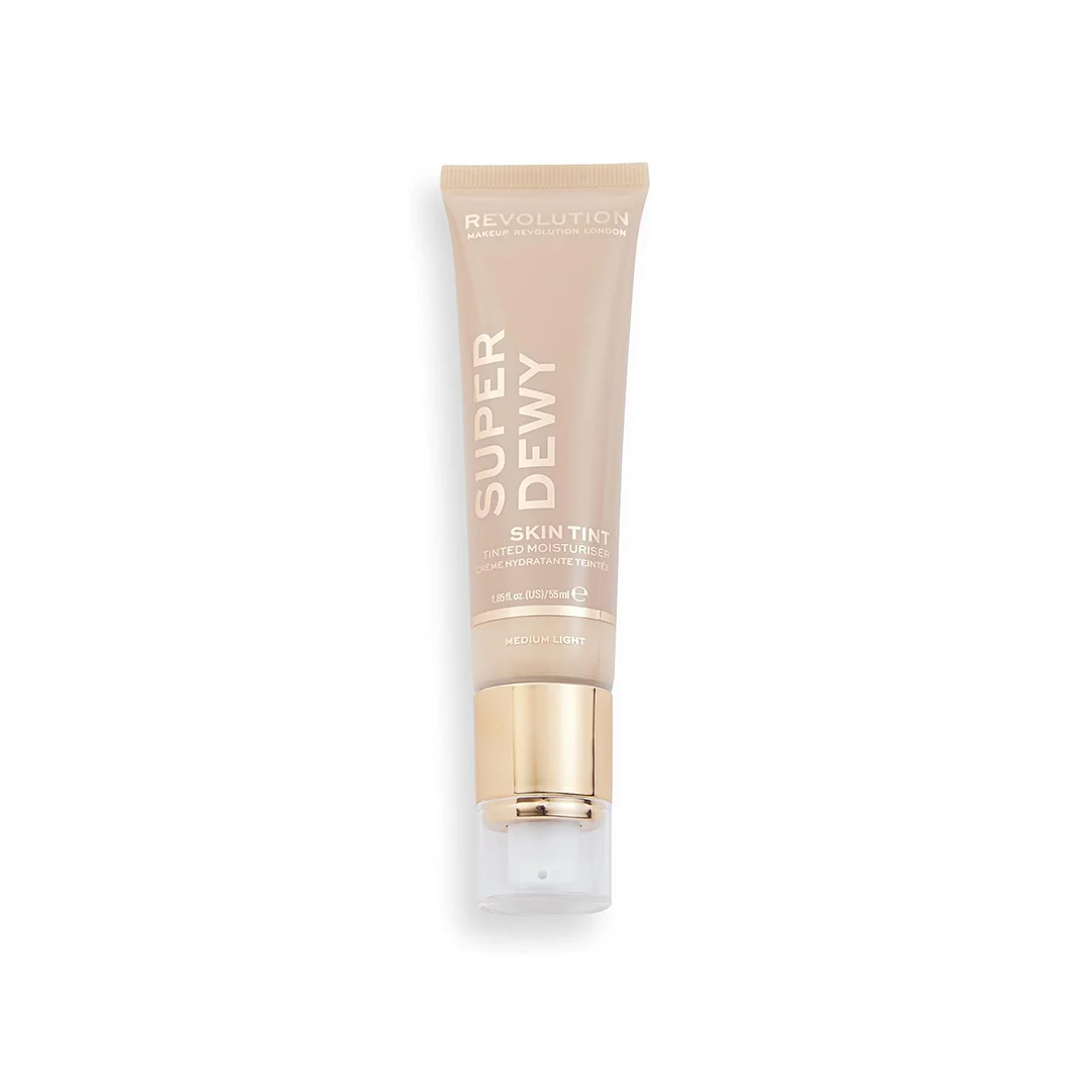 Revolution Super Dewy Skin Tint Tinted Moisturiser Medium Light