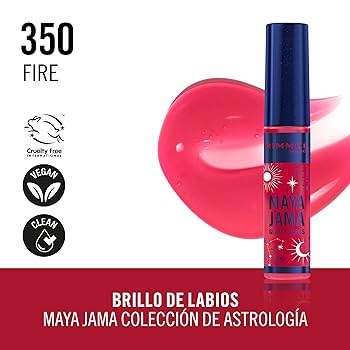 Rimmel X Maya Jama Glassy Gloss Lipgloss 350 Fire - Image 2