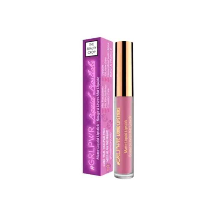 The Beauty Crop GRLPWR Liquid Lipstick Tickled Pink