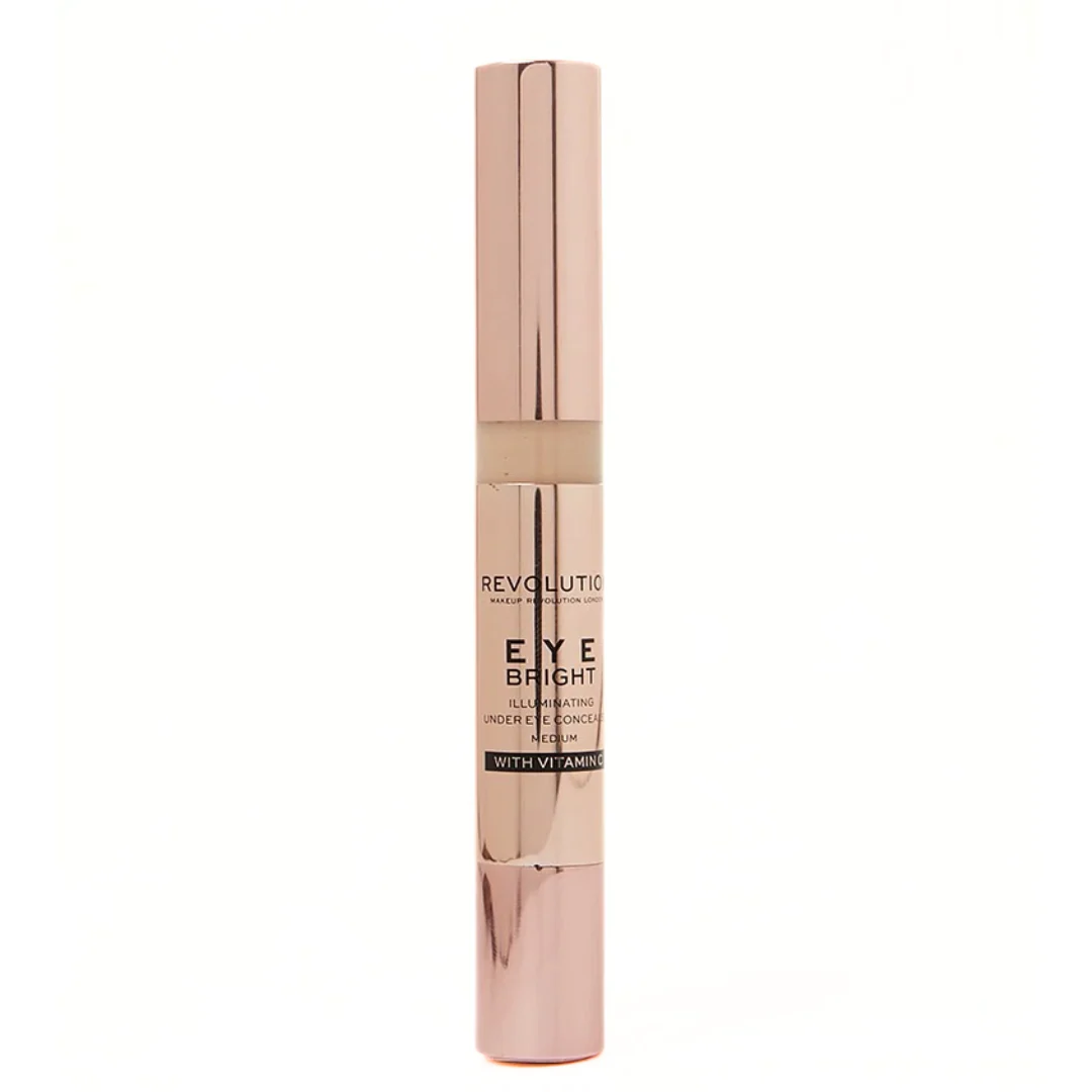 Tester Revolution Eye Bright Illuminating Under Eye Concealer W Vitamin C Medium