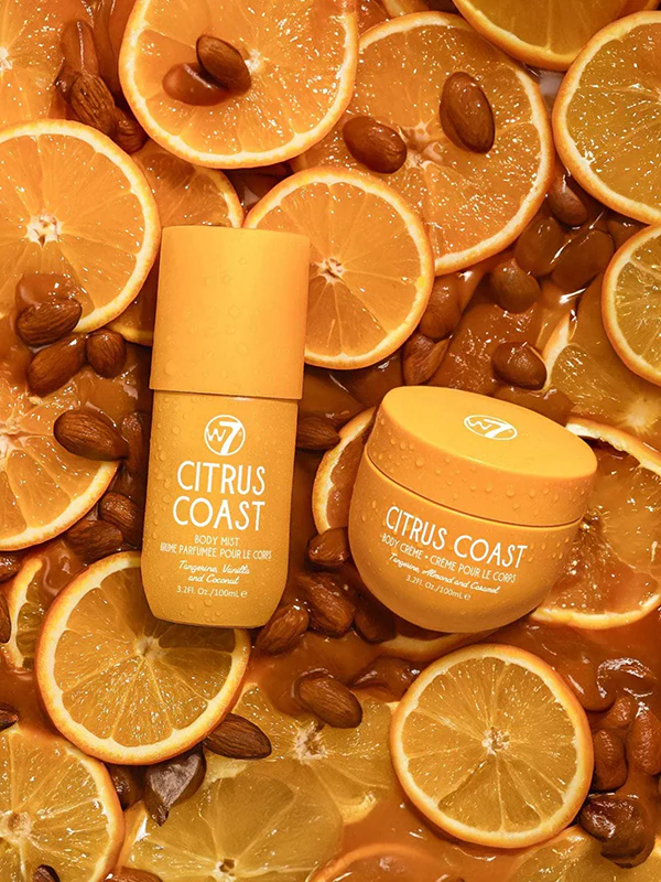 W7 Body Mist & Body Creme Set 100ml Citrus Coast - Image 2