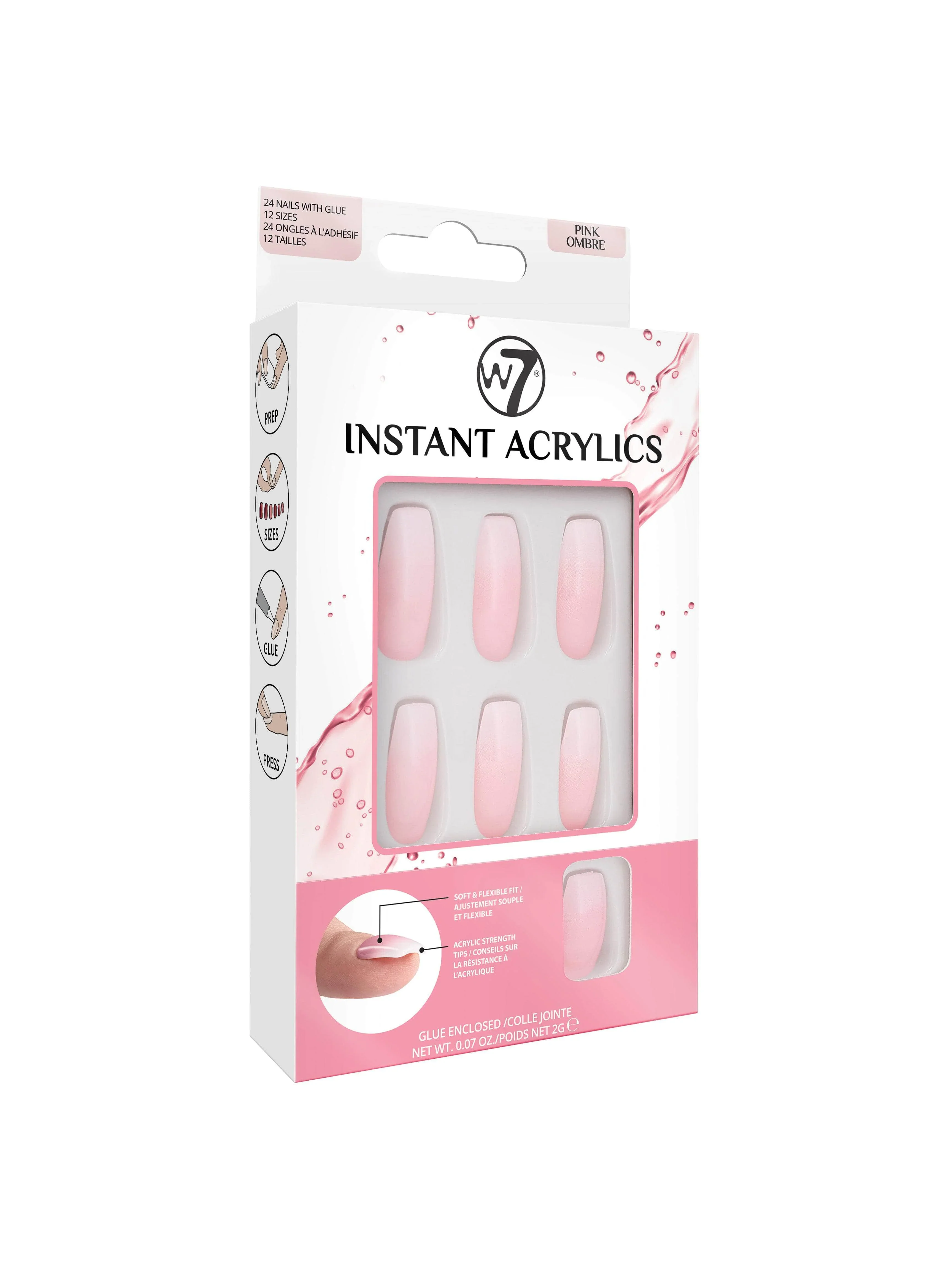 W7 Instant Acrylics Pink Ombre